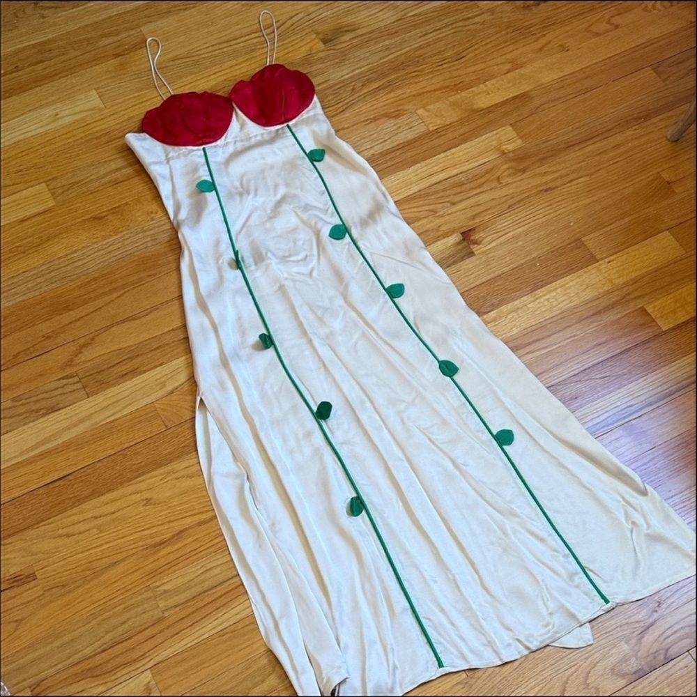 New Farm Rio Rose Detailed Sleeveless Dress Size M - Picture 10 of 13